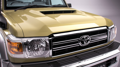 toyota land cruiser 79 bonnet protector